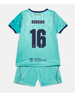 Barcelona Rodri Hernandez #16 Alternativní dres pro děti 2026-27 Krátký Rukáv (+ trenýrky)